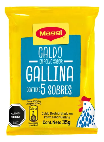 Caldo Gallina 5 Sobres 35gr