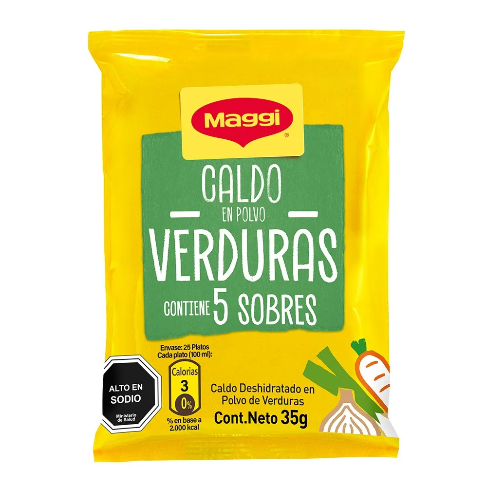 Caldo Verduras 5 Sobres 35gr